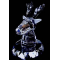 Optic Crystal Deer Head Figurine